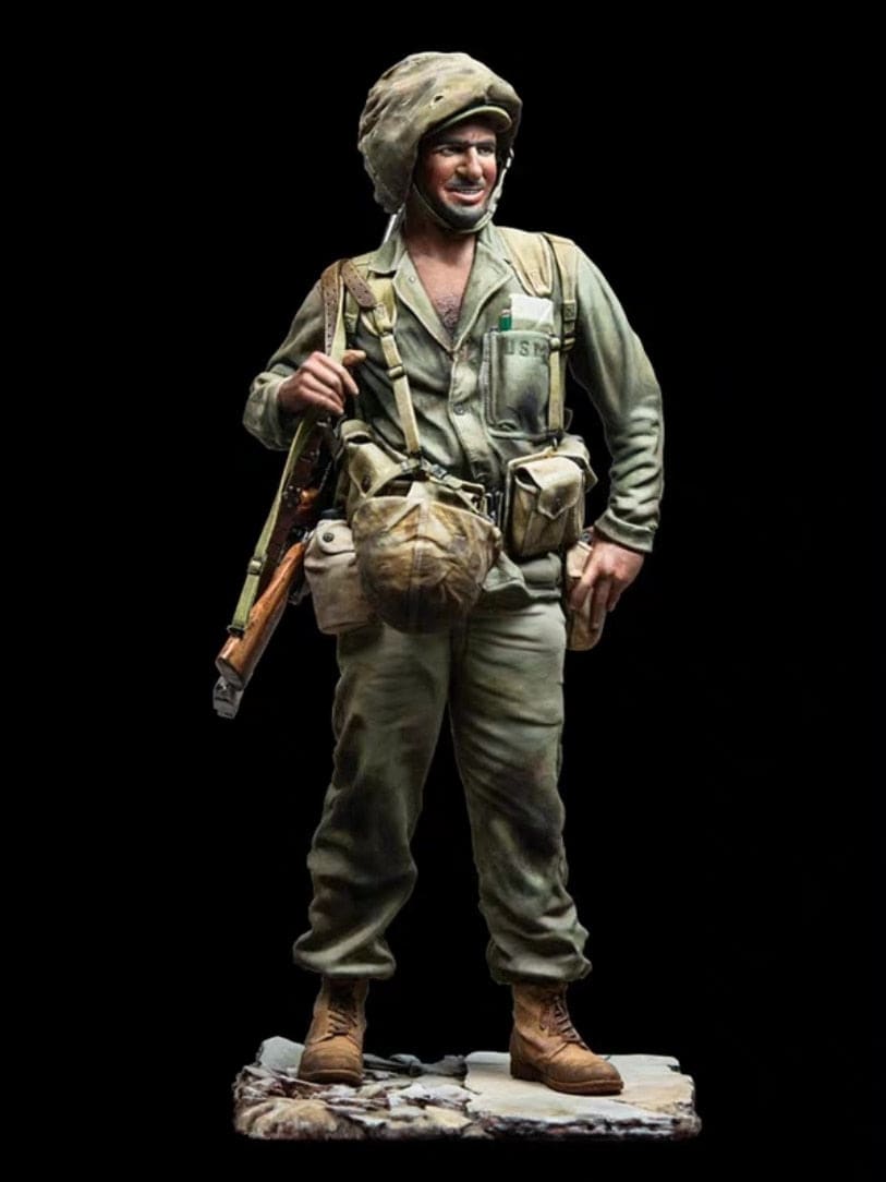 1/16 Resin Model Kit US Marine Soldier Pacific War Unpainted - Model-Fan-Store