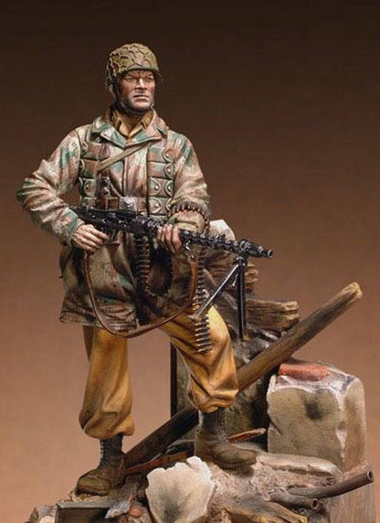 1/20 Resin Model Kit German Soldiers Machine Gunner Unpainted - Model-Fan-Store