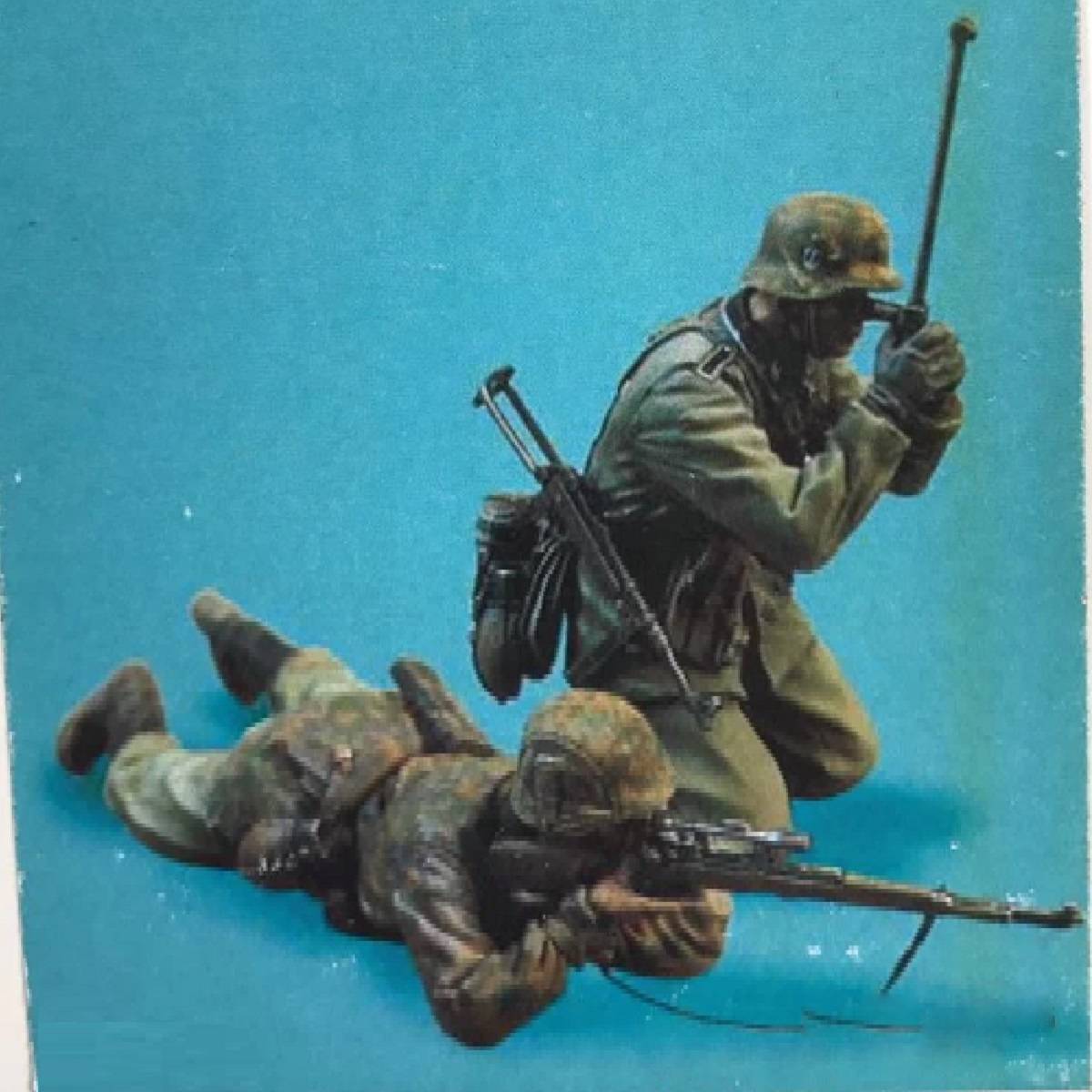 1/35 2pcs Resin Model Kit German Soldiers Snipers WW2 Unpainted - Model-Fan-Store