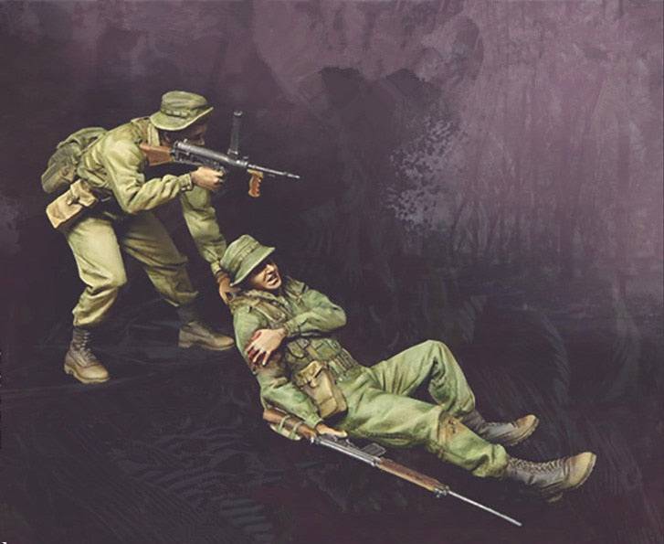 1/35 Resin Model Kit Australian Soldiers Vietnam War Unpainted - Model-Fan-Store