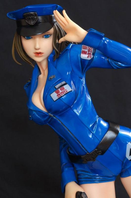 1/6 Resin Model Kit Modern Beautiful Girl Police Unpainted - Model-Fan-Store