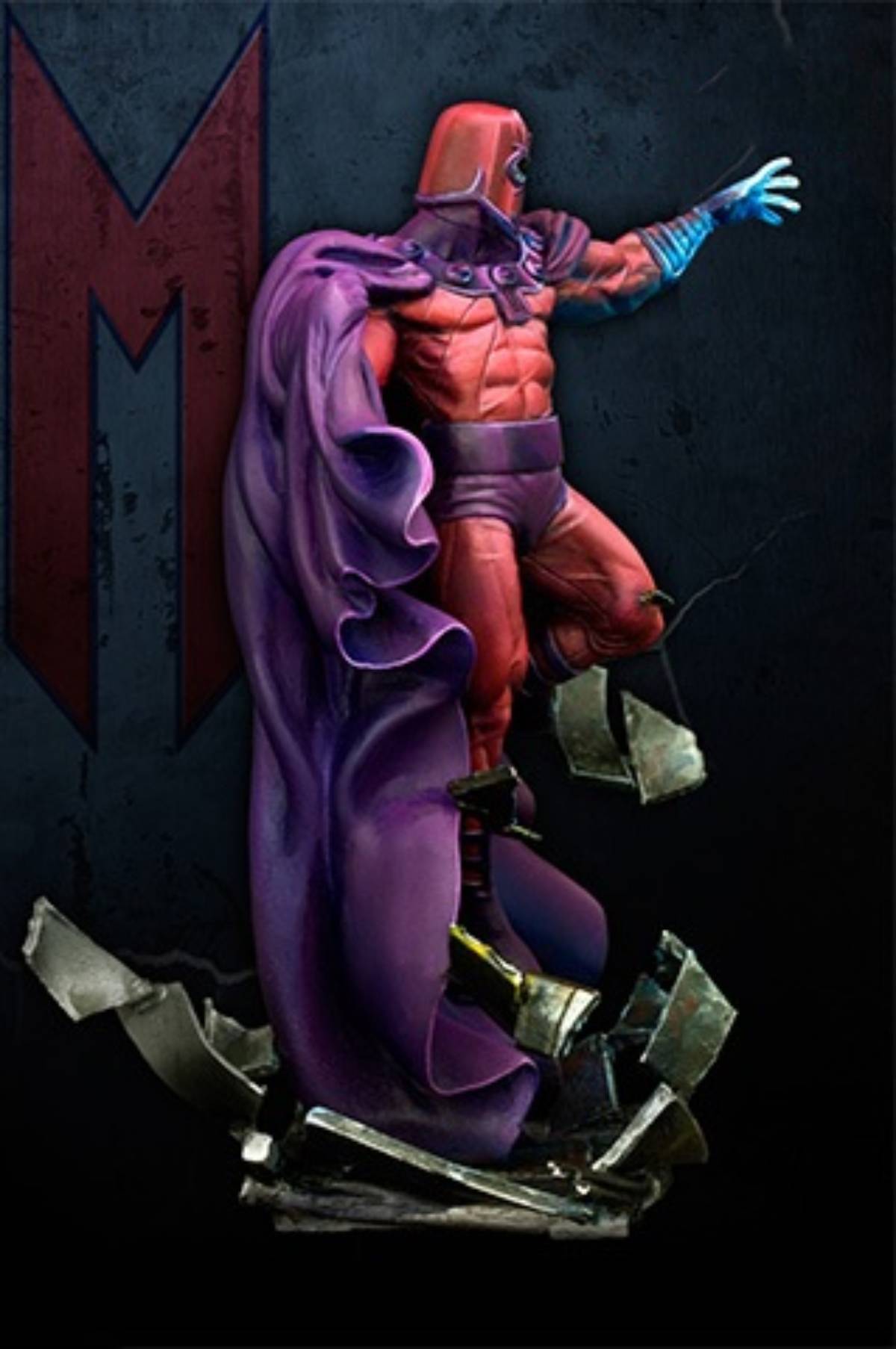 70mm Resin Superhero Model Kit Magneto Unpainted - Model-Fan-Store