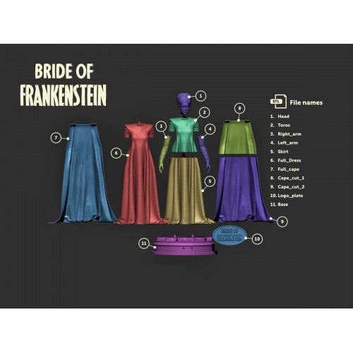 Digital STL Classic Monsters