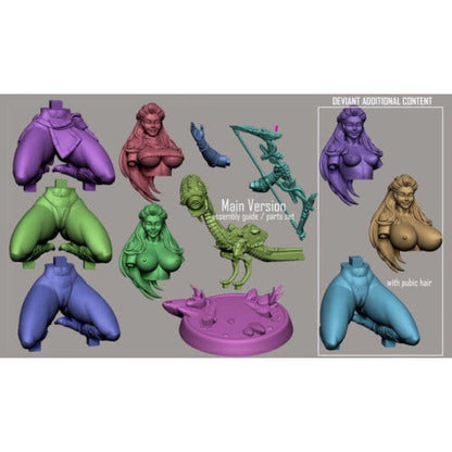 Digital STL Dark PinUps Aloy