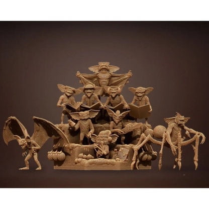 Digital STL Diorama Gremlins
