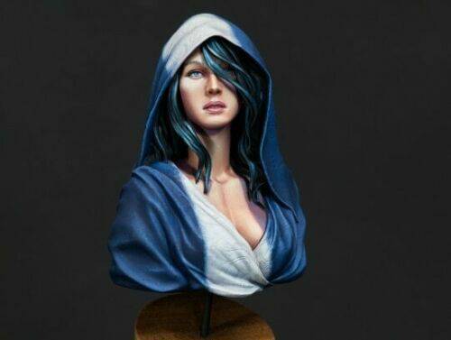 1/10 BUST Resin Model Kit Beautiful Girl Lovely Sara Unpainted - Model-Fan-Store