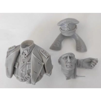 1/10 BUST Resin Model Kit German Officer WW2 Unpainted - Model-Fan-Store