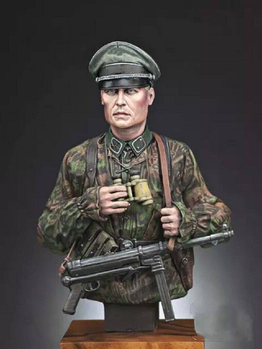 1/10 BUST Resin Model Kit German Soldier Officer WW2 Unpainted - Model-Fan-Store