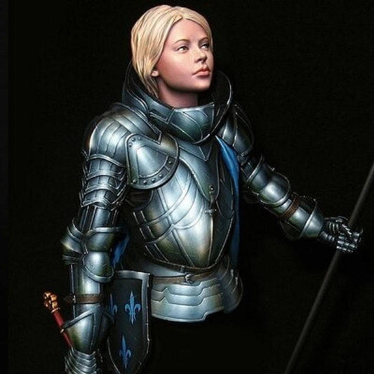 1/10 BUST Resin Model Kit Medieval Girl Warrior Knight Jeanne d'Arc Unpainted - Model-Fan-Store