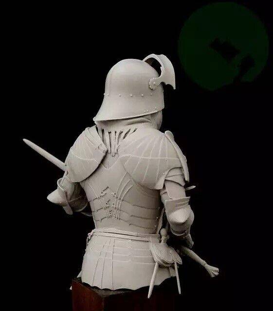 1/10 BUST Resin Model Kit Medieval Knight Heavy Swordsman Unpainted - Model-Fan-Store