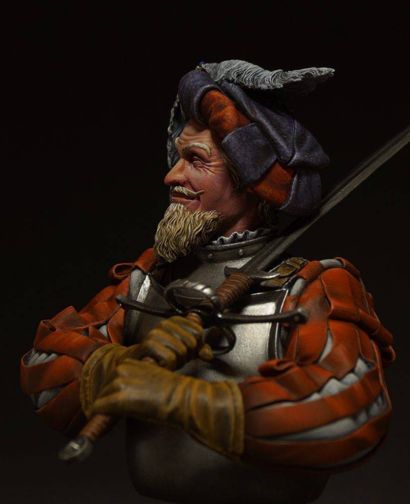 1/10 BUST Resin Model Kit Medieval Mercenary Patrician Unpainted - Model-Fan-Store