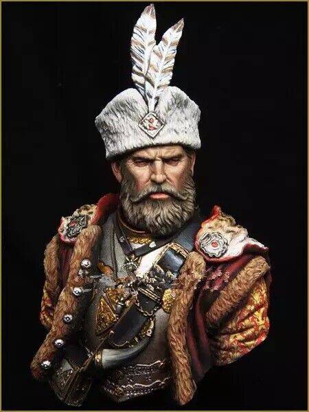 1/10 BUST Resin Model Kit Napoleonic Wars Poland Hussar Unpainted - Model-Fan-Store