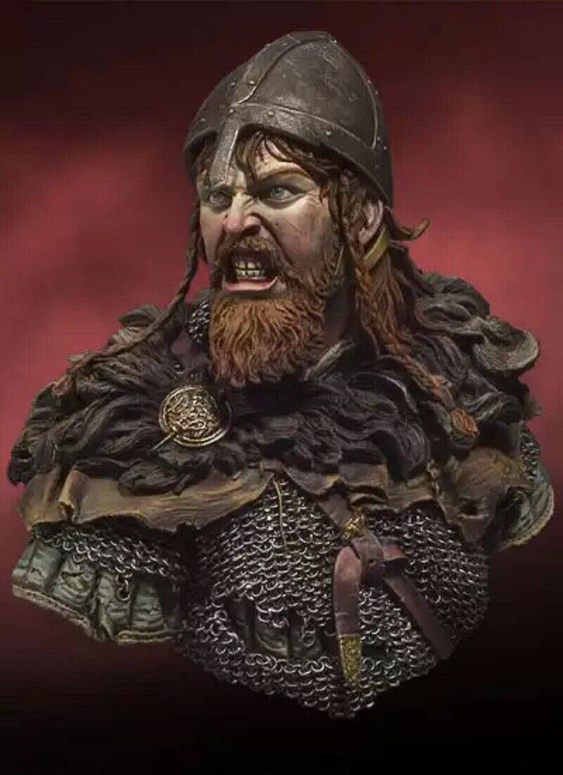 1/10 BUST Resin Model Kit Warrior Viking German Barbarian Unpainted - Model-Fan-Store