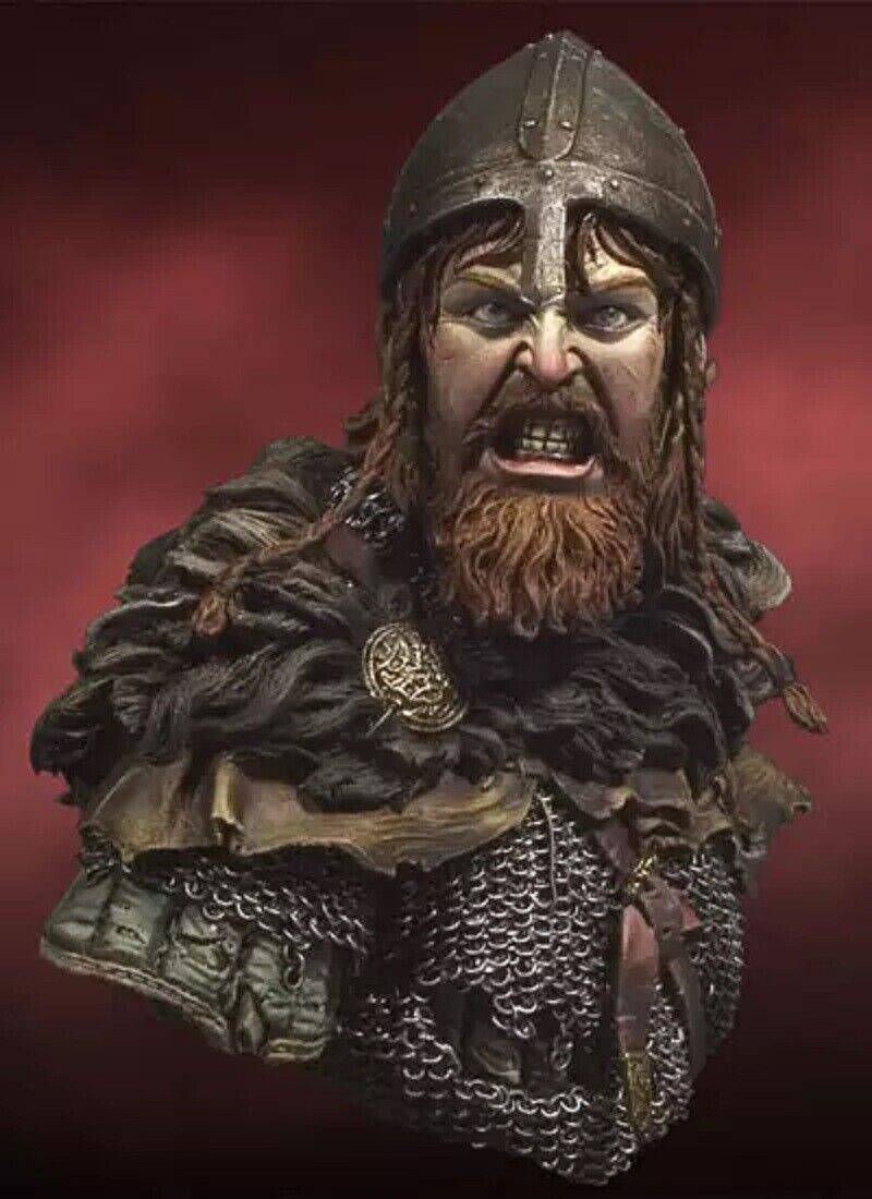 1/10 BUST Resin Model Kit Warrior Viking German Barbarian Unpainted - Model-Fan-Store