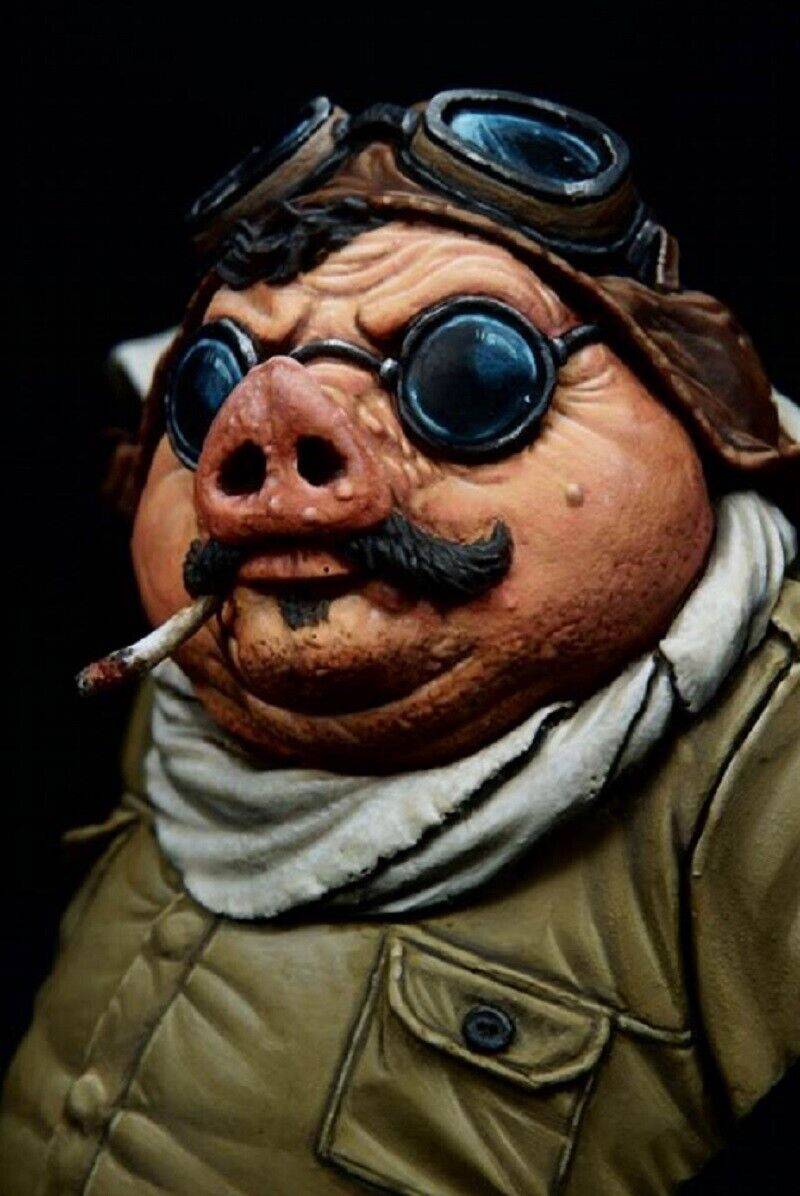 1/10 BUST Resin Steampunk Model Kit Pig Snout Post Apocalypse Unpainted - Model-Fan-Store