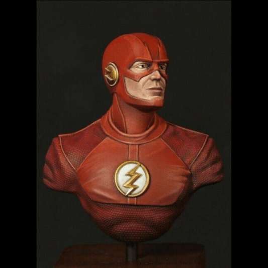 1/10 BUST Resin Superhero Model Kit Flash Lightning Unpainted