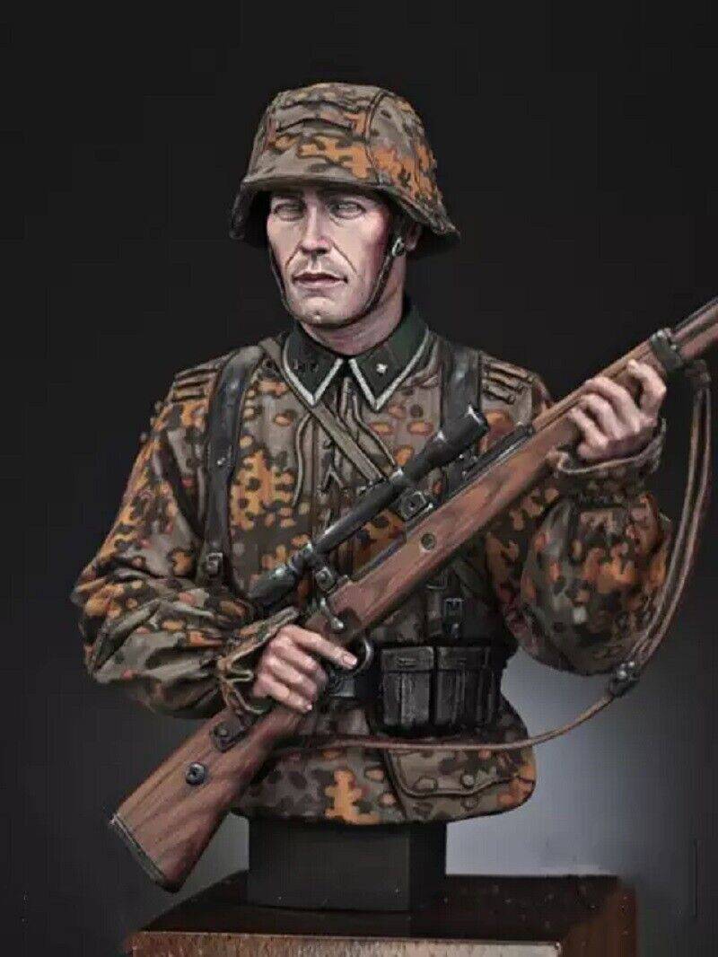 1/12 BUST Resin Model Kit German Soldier Infantryman WW2 Unpainted - Model-Fan-Store