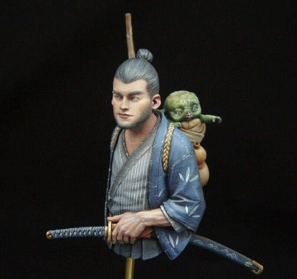 1/12 BUST Resin Model Kit Samurai & Baby Unpainted - Model-Fan-Store