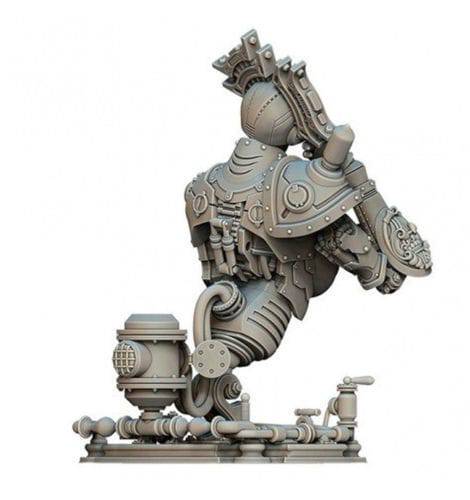 1/16 BUST Resin Steampunk Model Kit Beautiful Girl Machine Fantasy Unpainted - Model-Fan-Store