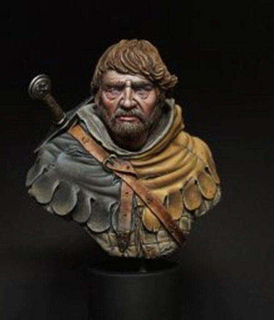 1/9 BUST 80mm Resin Model Kit Medieval Swordsman Mercenary Unpainted - Model-Fan-Store