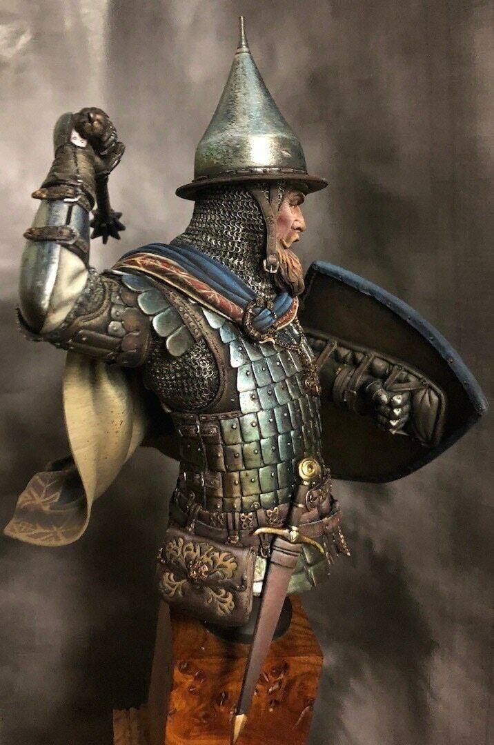 1/9 BUST Resin Model Kit Russian Medieval Knight Lord Warrior Unpainted - Model-Fan-Store