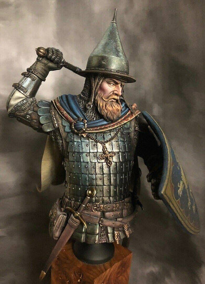 1/9 BUST Resin Model Kit Russian Medieval Knight Lord Warrior Unpainted - Model-Fan-Store