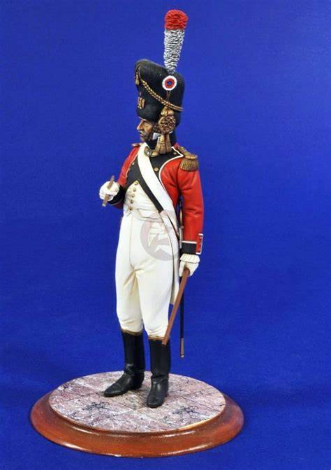 1/16 Resin Model Kit Napoleonic Wars French Grenadier Officer Unpainted - Model-Fan-Store