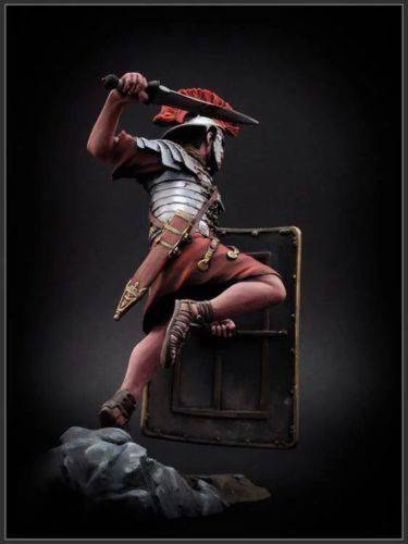 1/24 75mm Resin Model Kit Roman Soldier Attack Unpainted - Model-Fan-Store