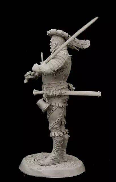 1/24 Resin Model Kit Friesian Pirate Spanish Conquistador Unpainted - Model-Fan-Store