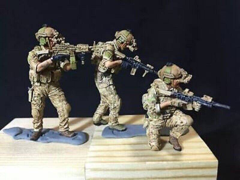 1/35 3pcs Resin Model Kit Modern US Special Soldiers (no Base) Unpainted - Model-Fan-Store