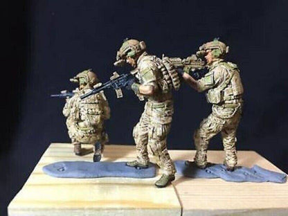 1/35 3pcs Resin Model Kit Modern US Special Soldiers (no Base) Unpainted - Model-Fan-Store