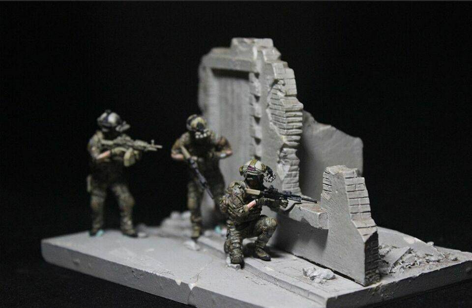 1/35 3pcs Resin Model Kit Modern US Special Soldiers (no Base) Unpainted - Model-Fan-Store