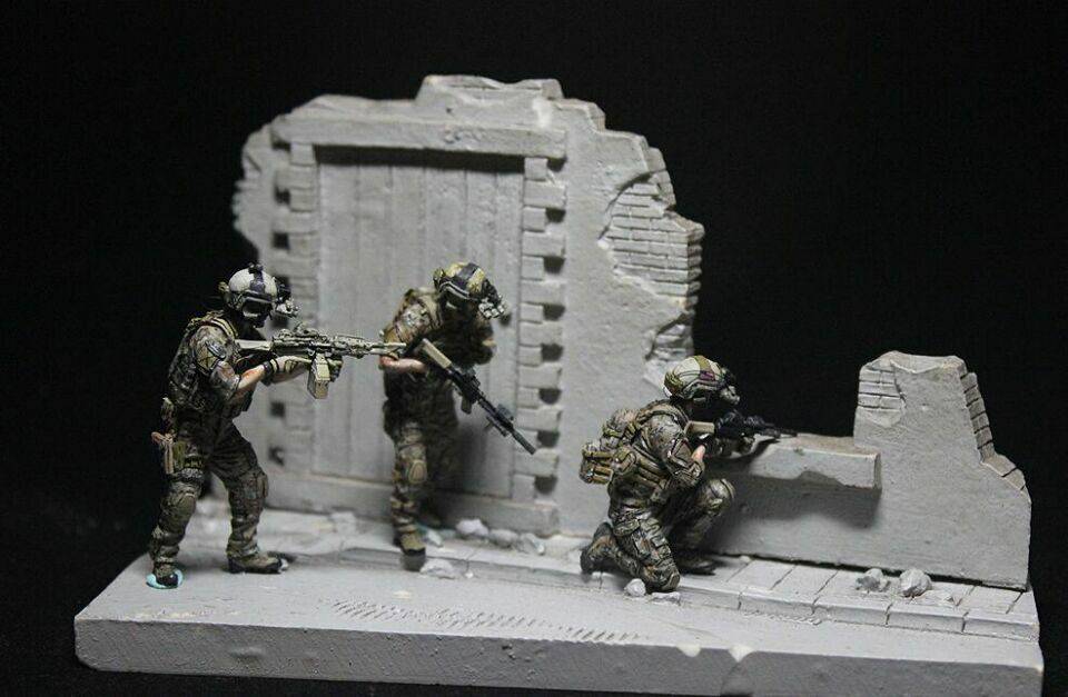 1/35 3pcs Resin Model Kit Modern US Special Soldiers (no Base) Unpainted - Model-Fan-Store