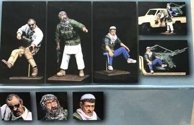 1/35 3pcs Resin Model Kit Terrorists (no gun no car) Unpainted - Model-Fan-Store