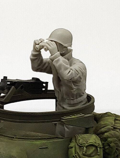 1/35 Resin Model Kit US Army Soldier Tankman WW2 Unpainted - Model-Fan-Store