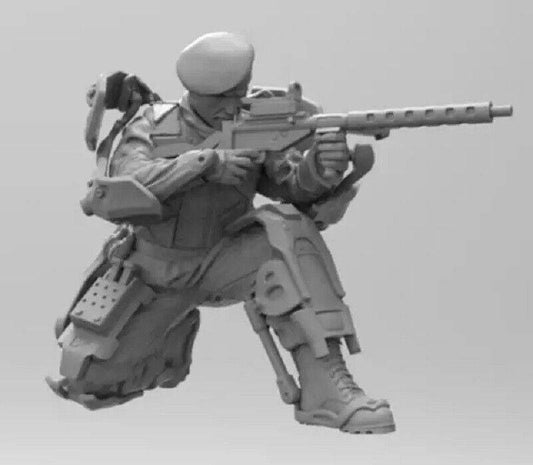 1/35 Resin Steampunk Model Kit British Soldier Exosuit Unpainted - Model-Fan-Store