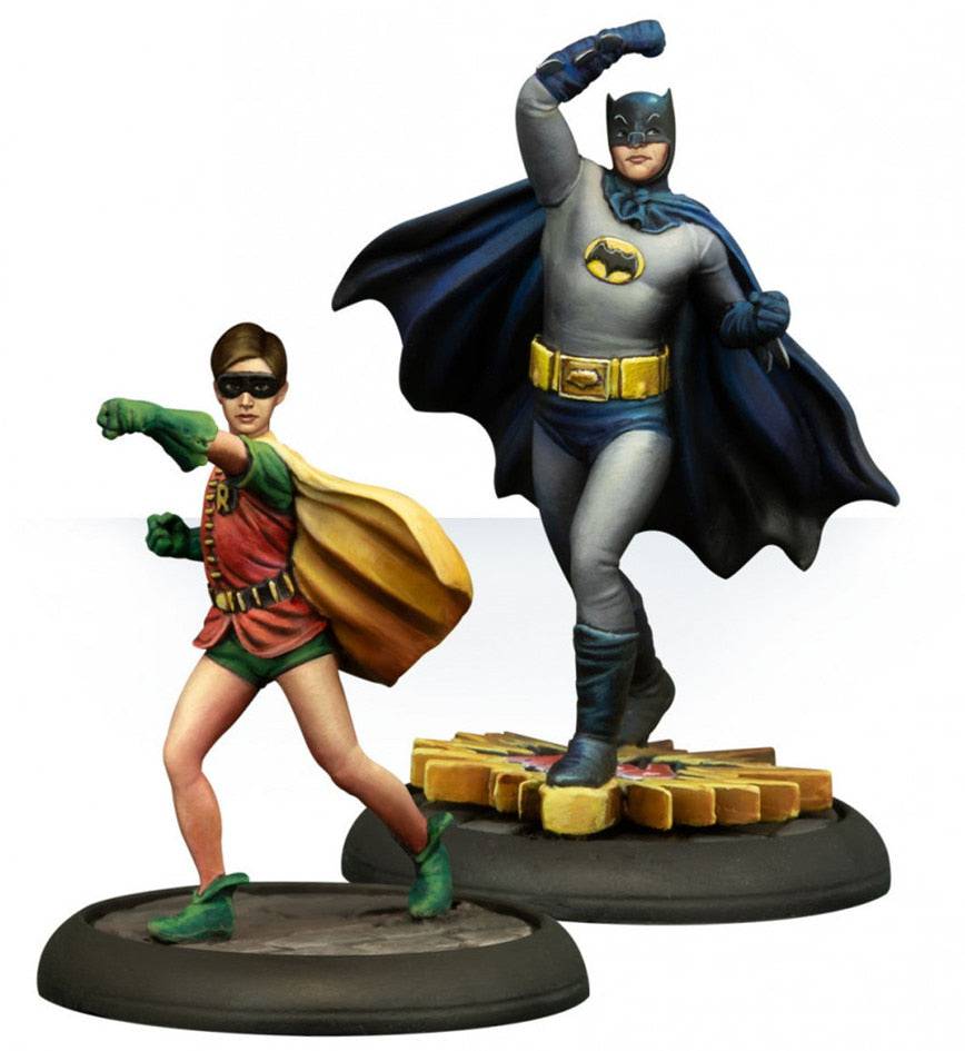 35mm 2pcs Resin Superhero Model Kit Batman & Robin Unpainted - Model-Fan-Store