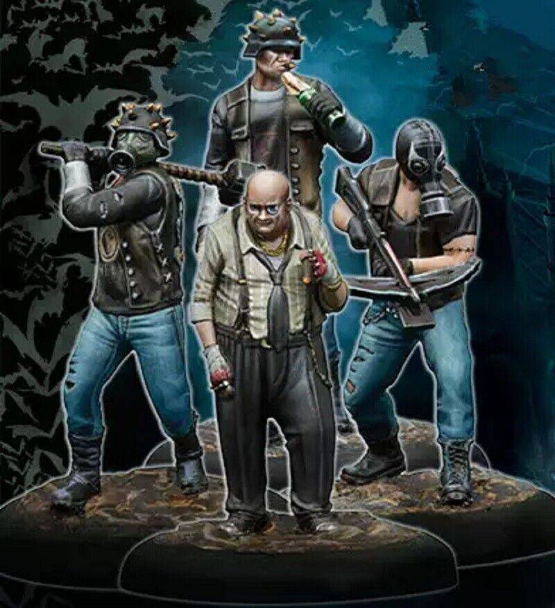 35mm 4pcs Resin Model Kit Gotham Street Criminals Unpainted A28 - Model-Fan-Store