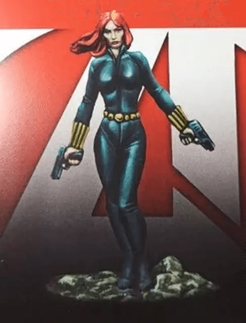 35mm Resin Superhero Model Kit Black Widow Beautiful Girl Unpainted - Model-Fan-Store