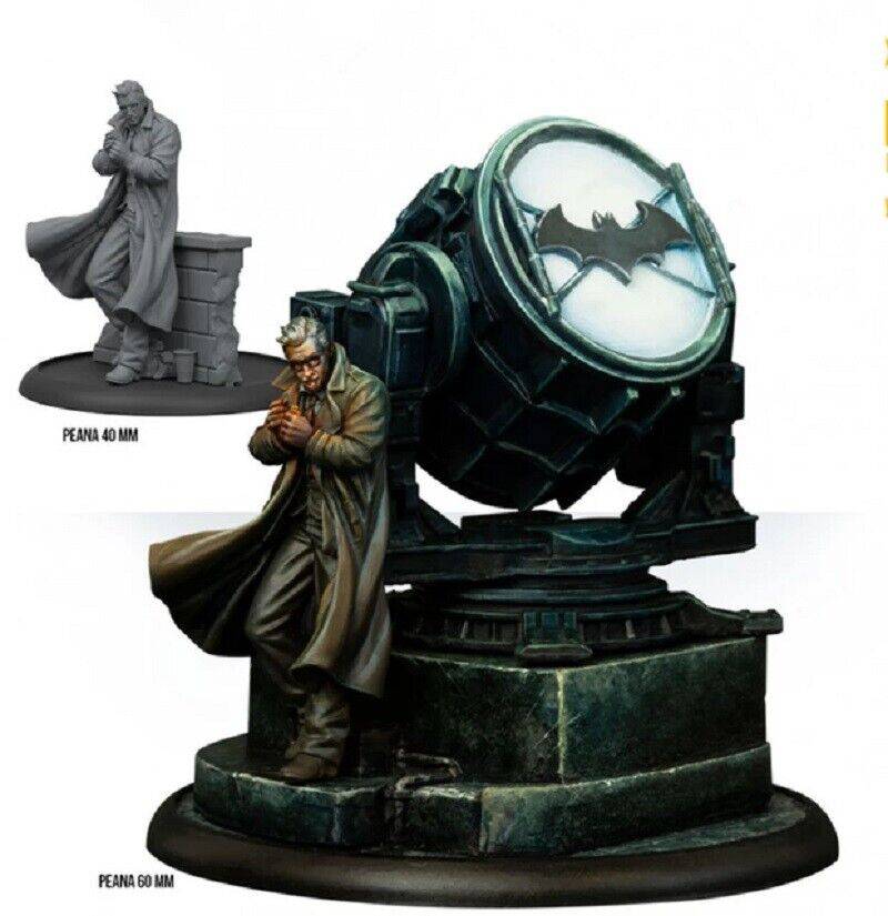 35mm Resin Superhero Model Kit Commissioner Gordon (with base) Unpainted - Model-Fan-Store