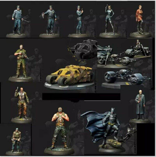 35mm Resin Superhero Model Kit Police Criminals Gotem Unpainted - Model-Fan-Store