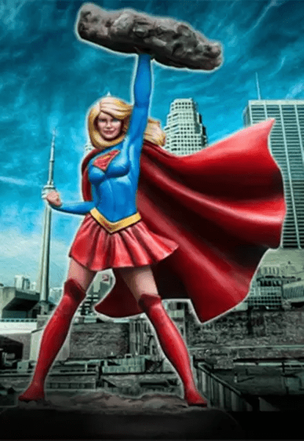 35mm Resin Superhero Model Kit Supergirl Beautiful Girl Unpainted - Model-Fan-Store