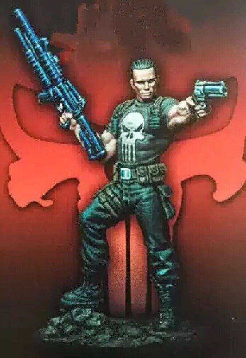 35mm Resin Superhero Model Kit The Punisher Unpainted - Model-Fan-Store