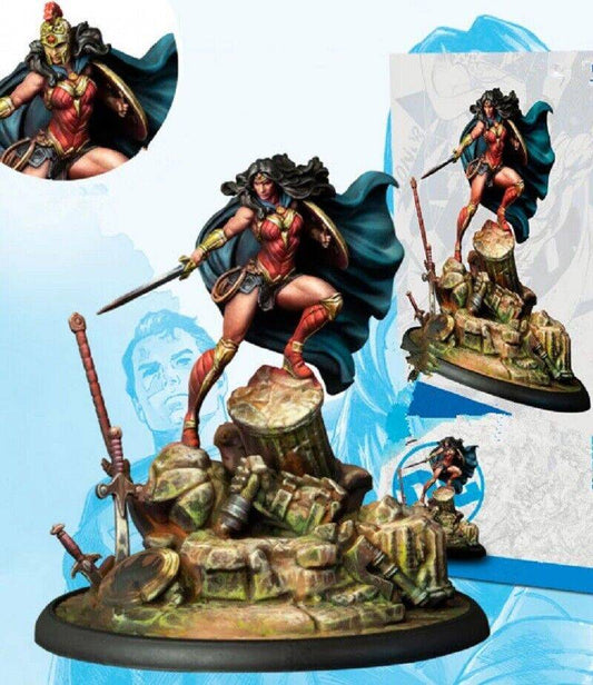 35mm Resin Superhero Model Kit Wonder Woman (with base) Beautiful Girl Unpainted - Model-Fan-Store