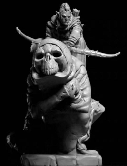 1/24 Resin Model Kit Rider Monster Fantasy Unpainted - Model-Fan-Store