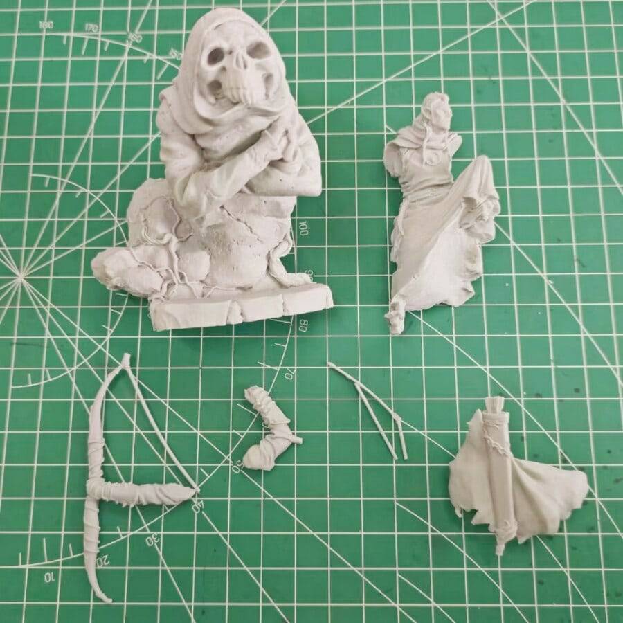 1/24 Resin Model Kit Rider Monster Fantasy Unpainted - Model-Fan-Store