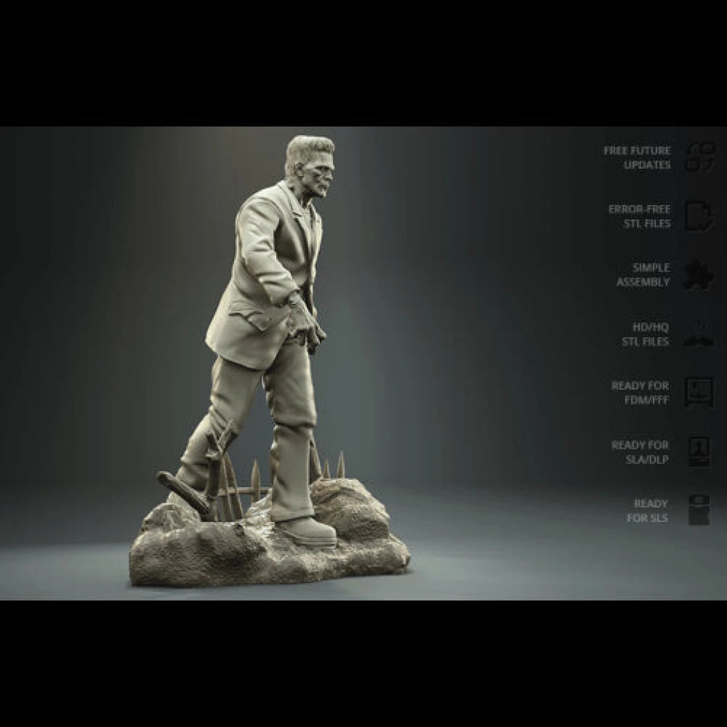 Digital STL Frankenstein monster