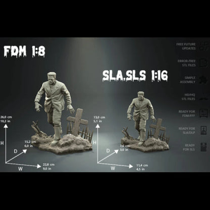 Digital STL Frankenstein monster