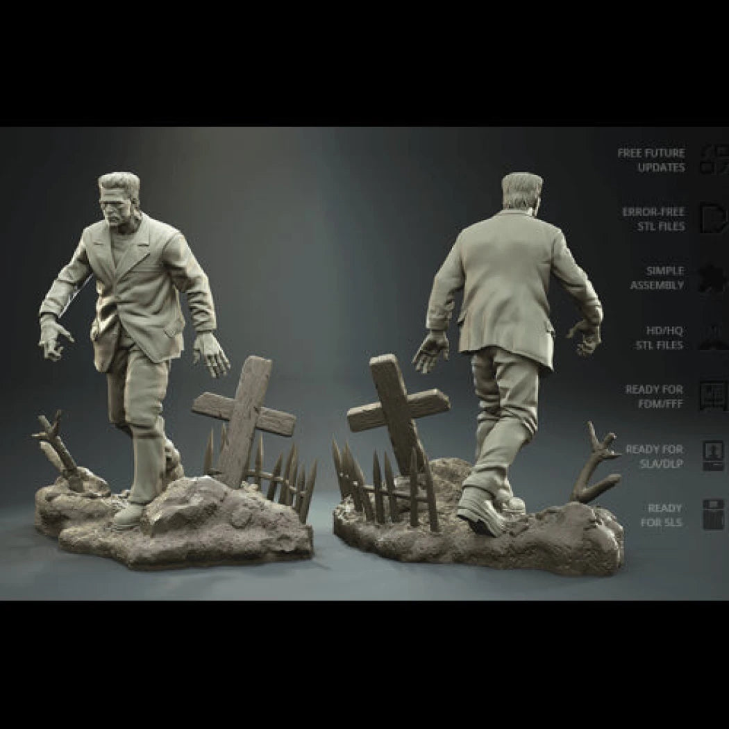 Digital STL Frankenstein monster