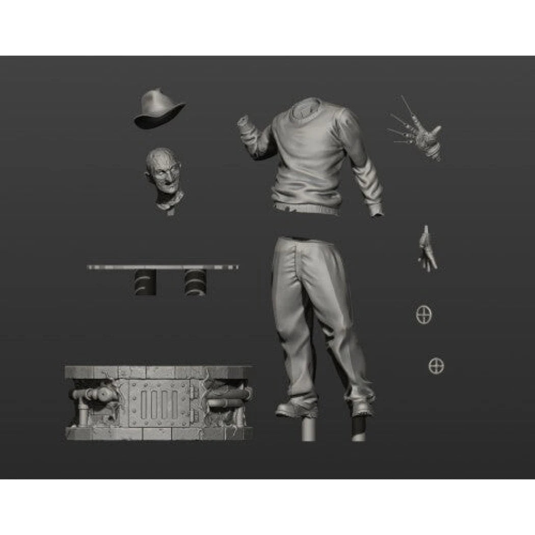 Digital STL Freddy Krueger Figure
